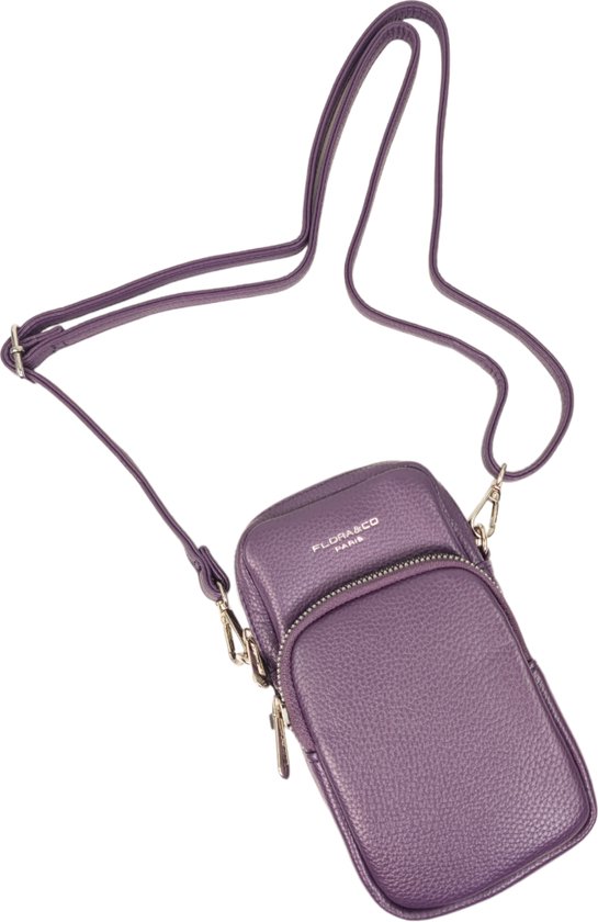 Flora&Co Crossbody - telefoontasje voor mobiel - gsm paars/violet