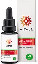 Vitals - Vitamine D3 - druppels - 20 ml
