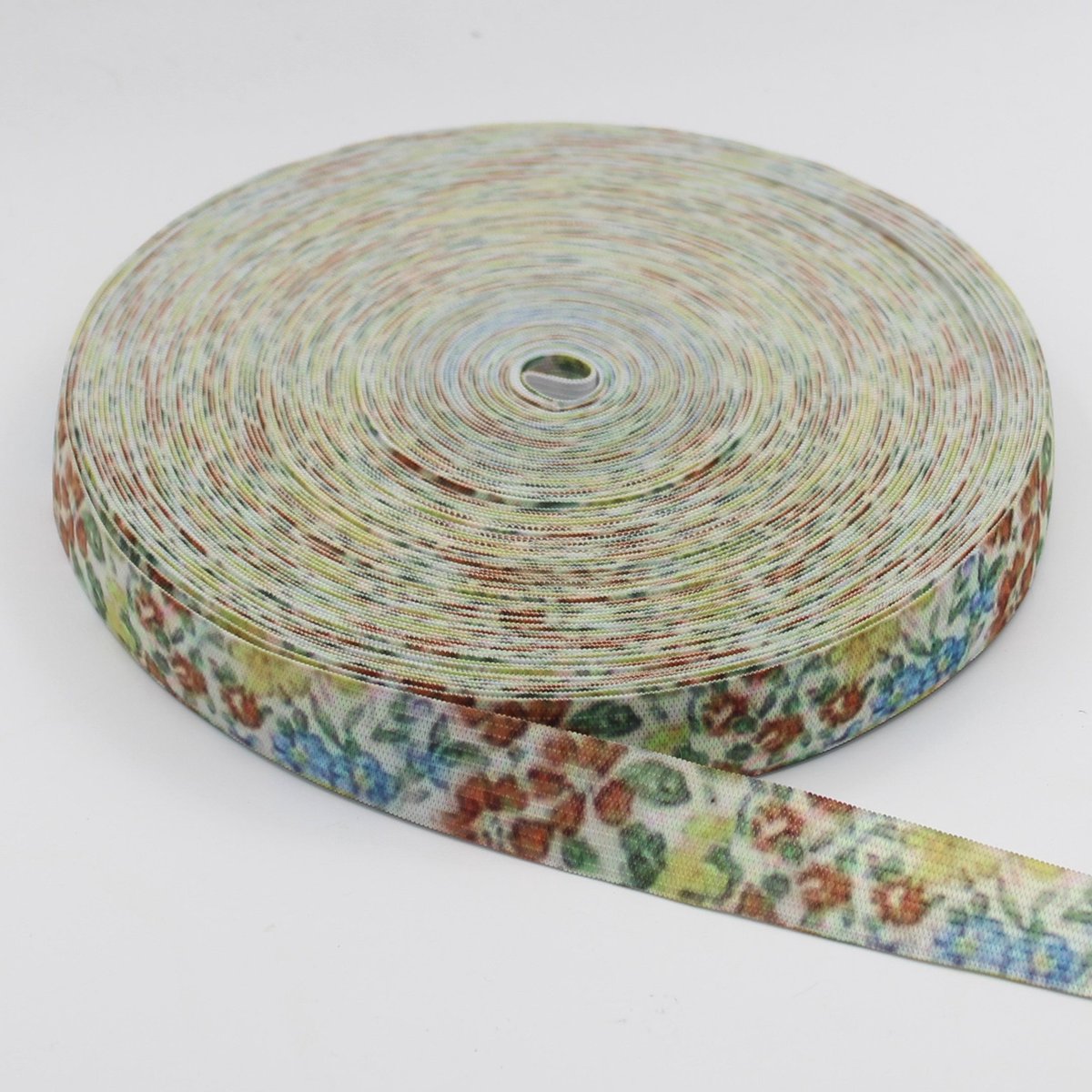 10 Meter Bedrukte Elastiek, Breedte 25MM, Kleur ECRU