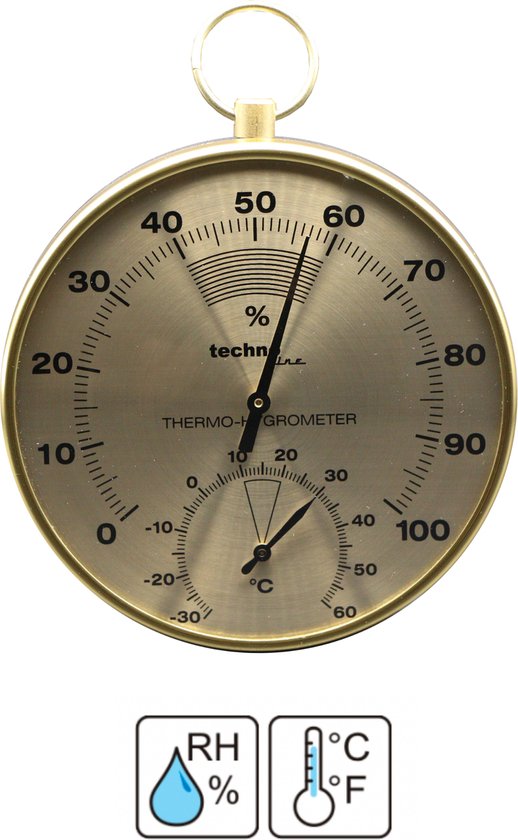 Thermometer / Hygrometer - Binnen en buiten - WA 3055 - Technoline