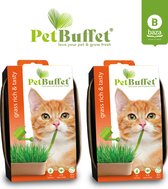 Pet-Buffet grass rich & tasty 6x gras kweken voor je kat