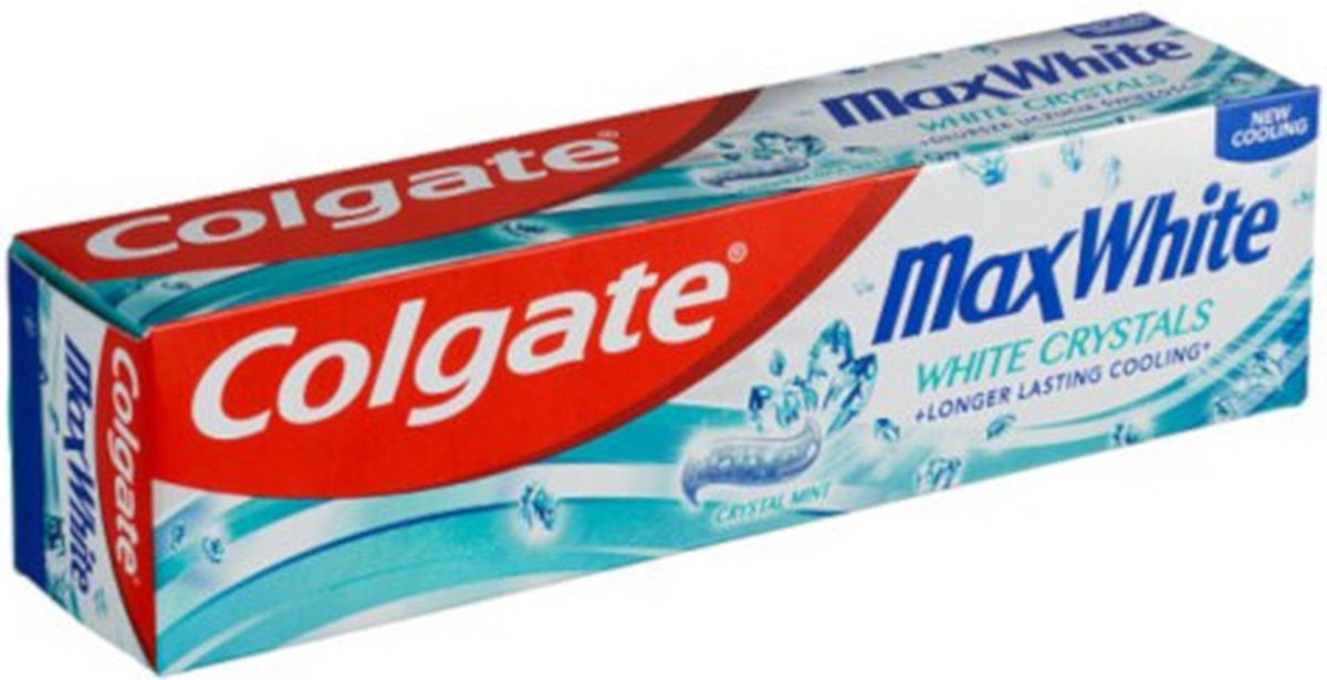 Colgate - Max White White Crystals Toothpaste - Bělicí zubní pasta