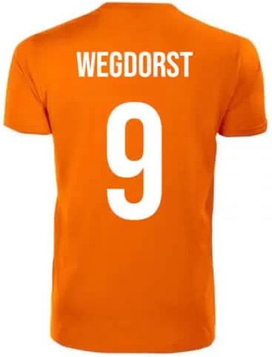 Oranje T-shirt - Wegdorst - Koningsdag - EK - WK - Voetbal - Sport - Unisex - Maat M