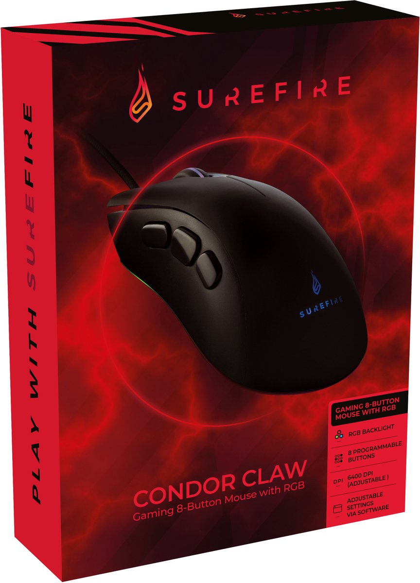 Gamemuis Verbatim Condor Claw 6400 dpi
