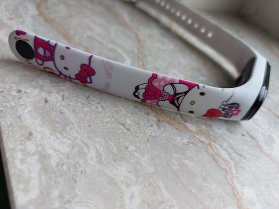 Horloge Murale Hello Kitty Fait Main, 35 Cm, Blanc Et Rose, Fonctionne Sur Pile