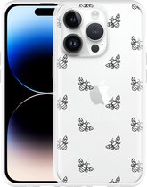 Cazy Hoesje geschikt voor iPhone 14 Pro - Bee Good