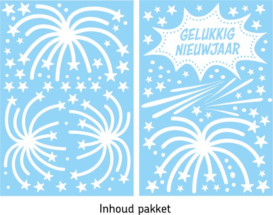 Kerst Raamstickers 9 Vellen - Dubbelzijdige Zelfklevende 3D Kerstdecoratie, Herbruikbaar En Statisch Voor Ramen