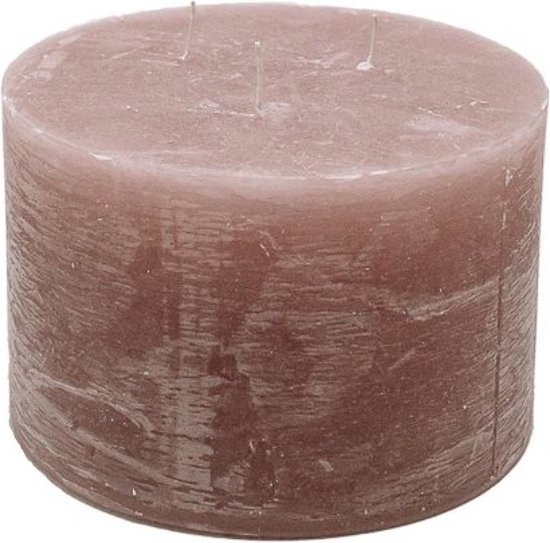 Rustieke Mini Kaarsen - Set Van 12 Stompkaarsen In Crème/Oud Wit (ca. 4x5 Cm, 8 Uur Brandtijd)