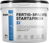 SimpleBau FERTIG-SPACHTEL START&FINISH S1 7KG, Plamuurmassa, Stucpasta