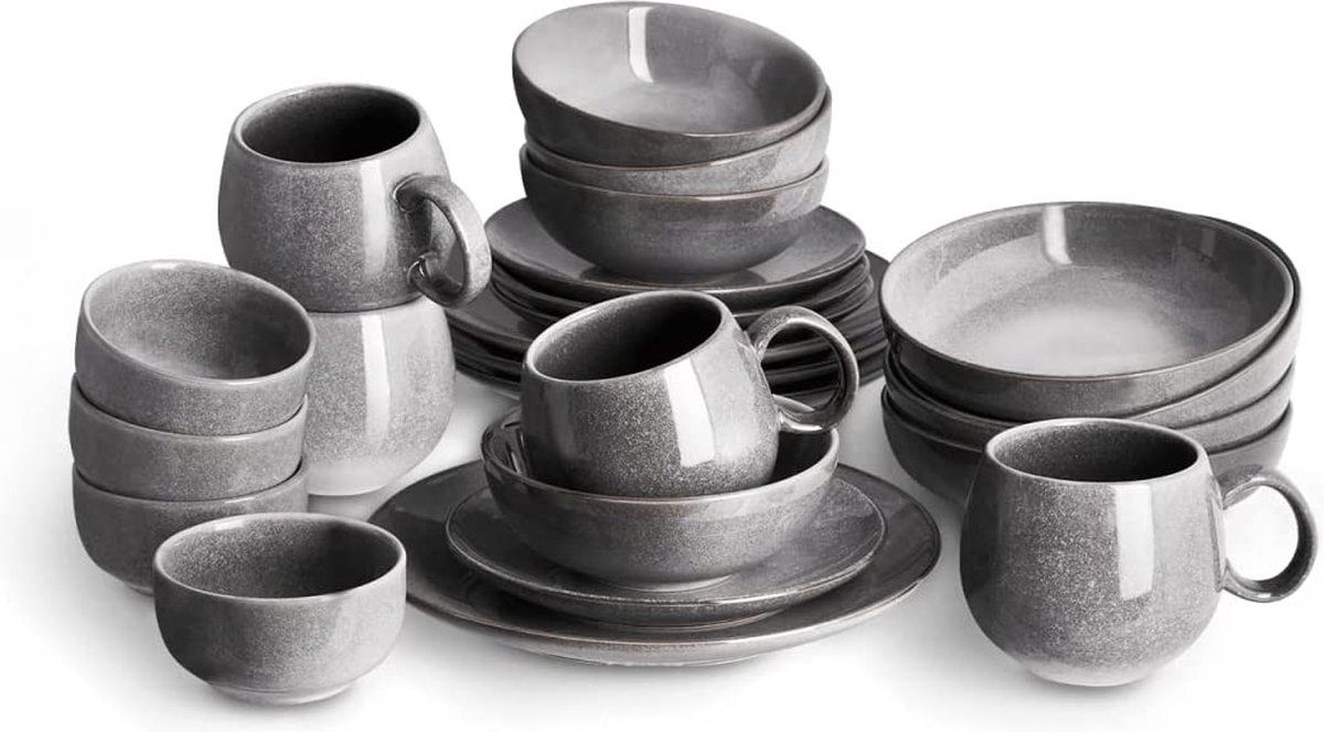 Serviesset duurzaam borden mokken kommen tableware set