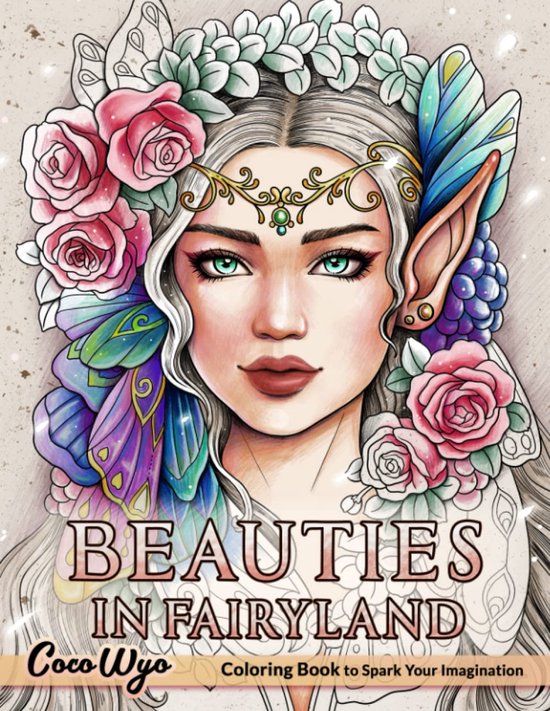 Beauties in Fairyland Coloring Book - Coco Wyo - Kleurboek voor ...
