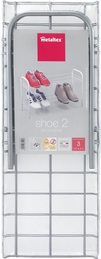 Metaltex Cipok Schoenenrek 42x24x17 cm 2 Stuks Wit