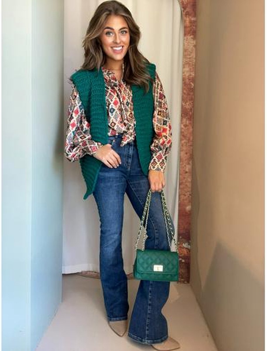 COJ - Matilda - Dames Flare Jeans - Sapphire Blue