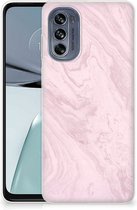 Smartphone hoesje Motorola Moto G62 5G Leuk Hoesje Marble Pink