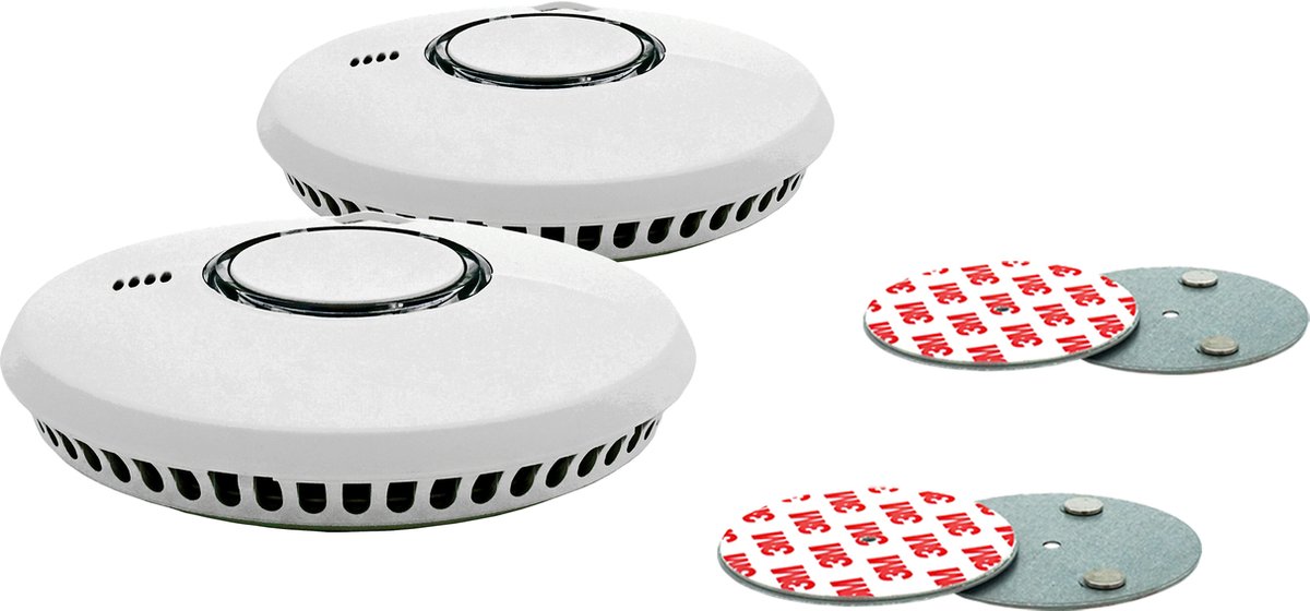 FireAngel ST-622-BNLT rookmelders + montageset magnetisch, set van 2 stuks