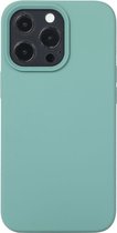 Mobigear Hoesje geschikt voor Apple iPhone 14 Pro Max Siliconen Telefoonhoesje | Mobigear Rubber Touch Backcover | iPhone 14 Pro Max Case | Back Cover - Groen