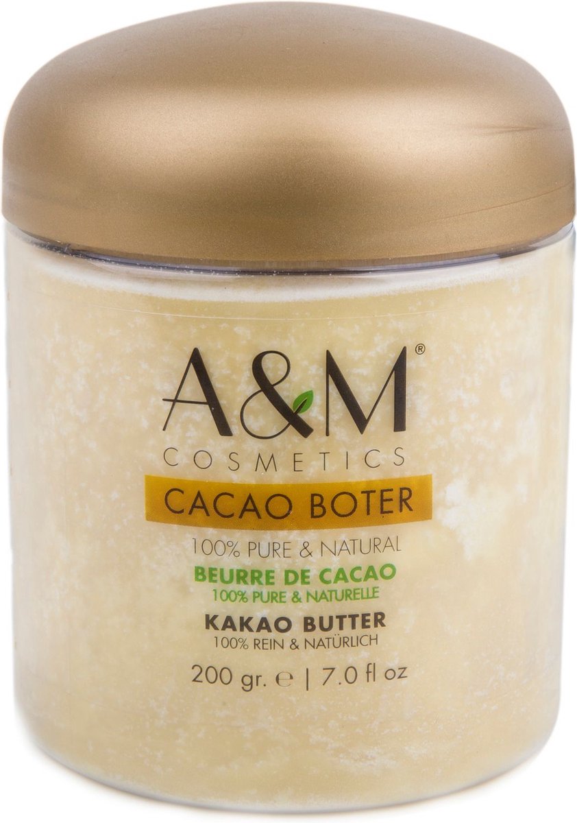 Aza Natural - Cacao body boter - cacoa butter (100% natuurlijk) - 200 gram