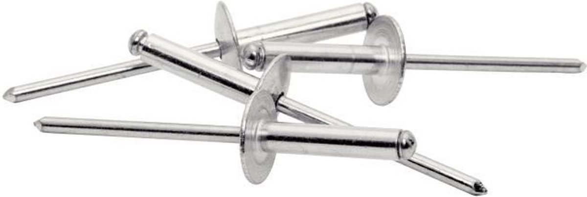 XL blindklinknagels Ø4,8 x 30 mm, 25 stuks + boor - 5000668