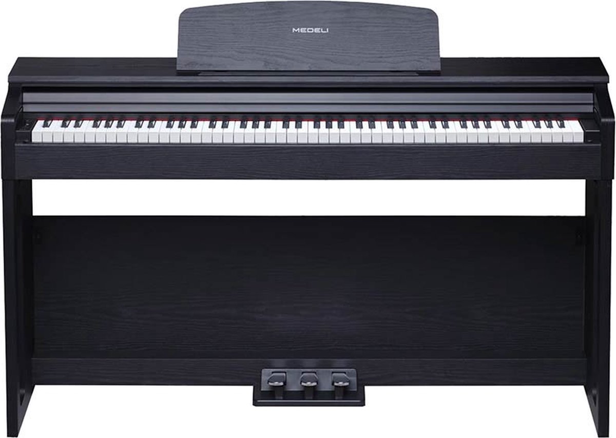 Medeli UP81/BK Digital Home Piano, 88 Keys, Graded Hammer Action (K6s), 2 x 20 watt - Black Satin