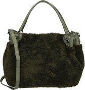 Enrico Benetti Teddy Handtas / shopper 66652 - Olijf groen