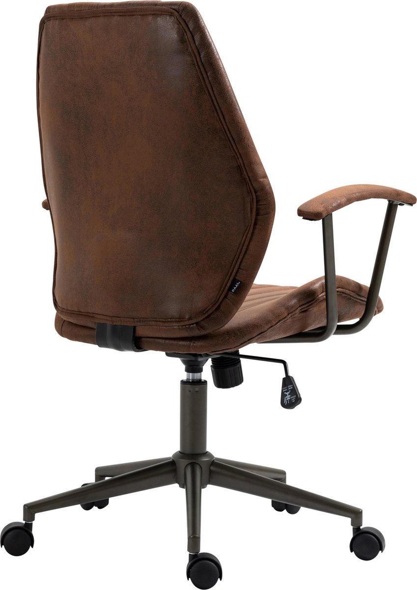 CLP Nampa Bureaustoel - Ergonomisch - Armleuning - cognac - CLP - €143,90