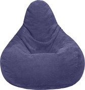 Volwassen Highback Zitzak Stoel Corduroy Stof Indoor Woonkamer Gaming Zitzak Ligstoel met Ergonomisch Ontwerp