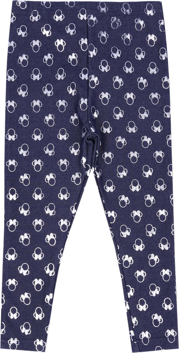Minnie DISNEY - Marineblauwe en Zilveren Legging / 98