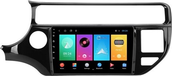 BG4U - Navigatie radio Kia Rio 2016-2018, Android, Apple Carplay, 9 inch scherm, GPS, Wifi, Mirror link, Bluetooth