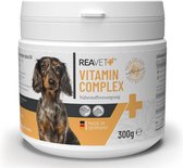 ReaVET - Vitamine Complex voor Honden & Katten - Voor immuunsysteem & stofwisseling - Jaarrond aanbod van vitamine en mineralen - 300g
