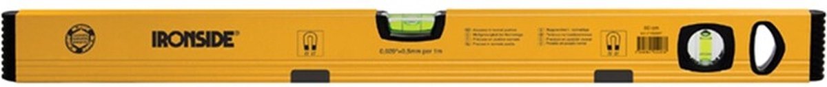 Ironside magnetische aluminium waterpas 120cm
