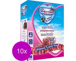 Renske Hond Vers Adult Graanvrij - Lam - Hondenvoer - 10 x  395 g
