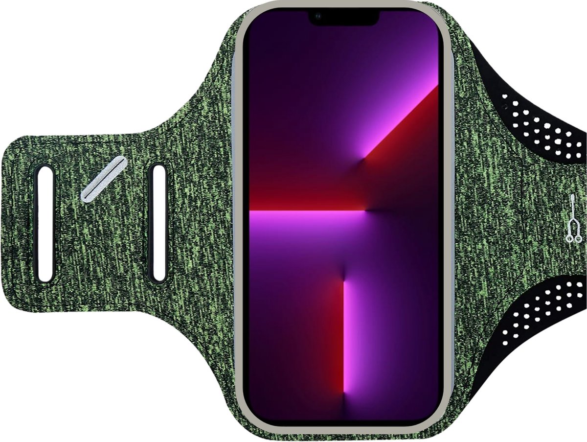 Universele Telefoonhoesje Sportarmband Telefoonhouder - Waterdicht Hoesje - Universeel - Hardlopen - Sporten - Loopband - Groen