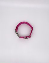 Puppsnstuff Halsbanden - Reflectieve Halsband - Honden Accessoires - Reflectief - Roze - Small