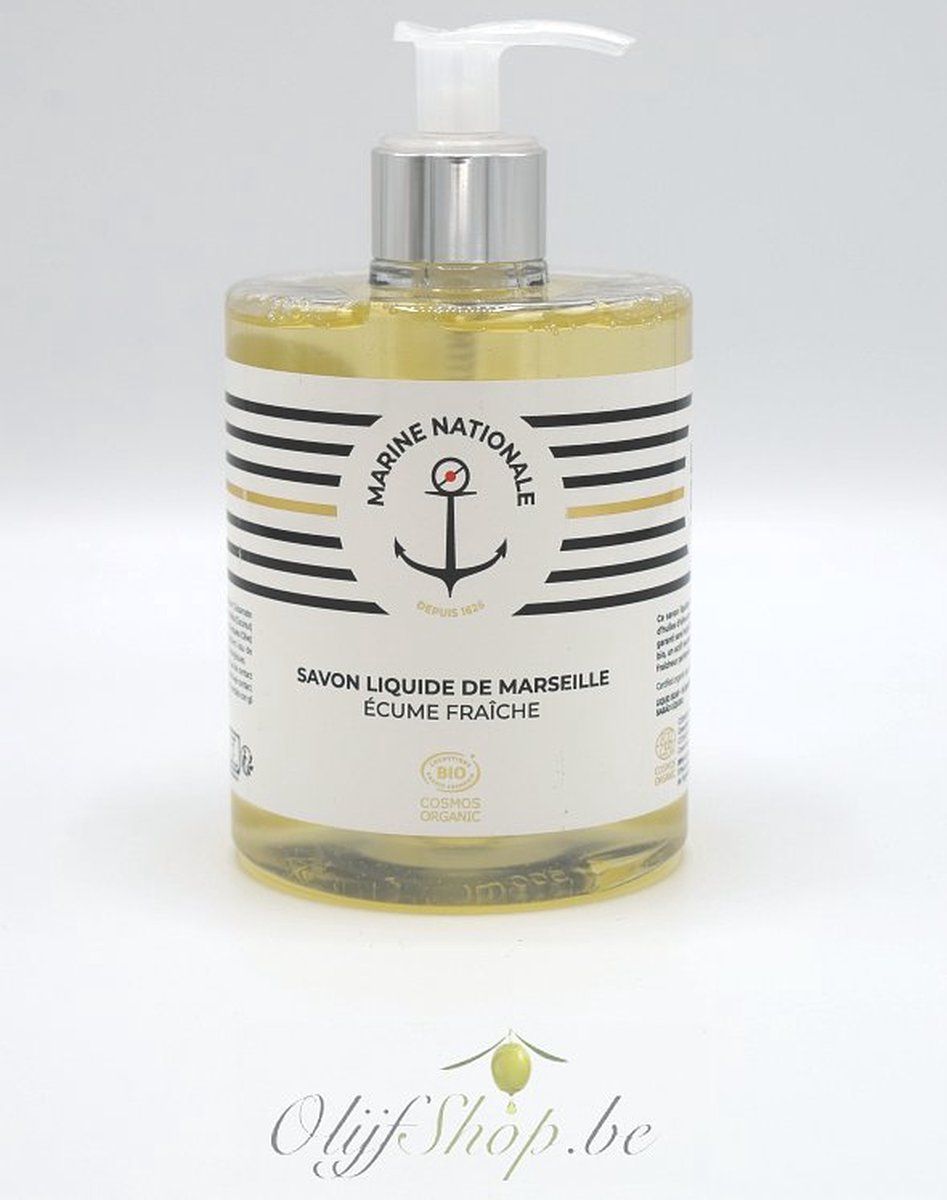 Vloeibare biologische zeep marine pomp 500 ml - savon liquide - La corvette