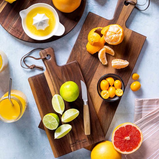 Bowls and Dishes Pure Walnut Wood Duurzame Borrelplank Serveerplank