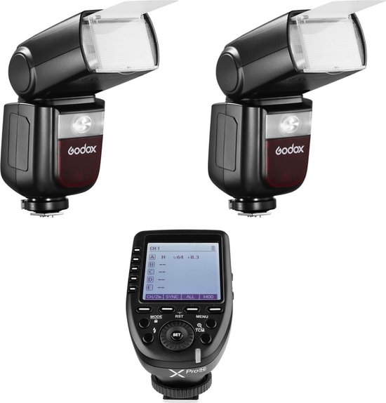 Godox Reportageflitser V860III Duo X-Pro Trigger Kit voor Nikon