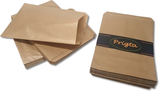 Enveloppes papier kraft - Paquet à 50 pces (brun écru)