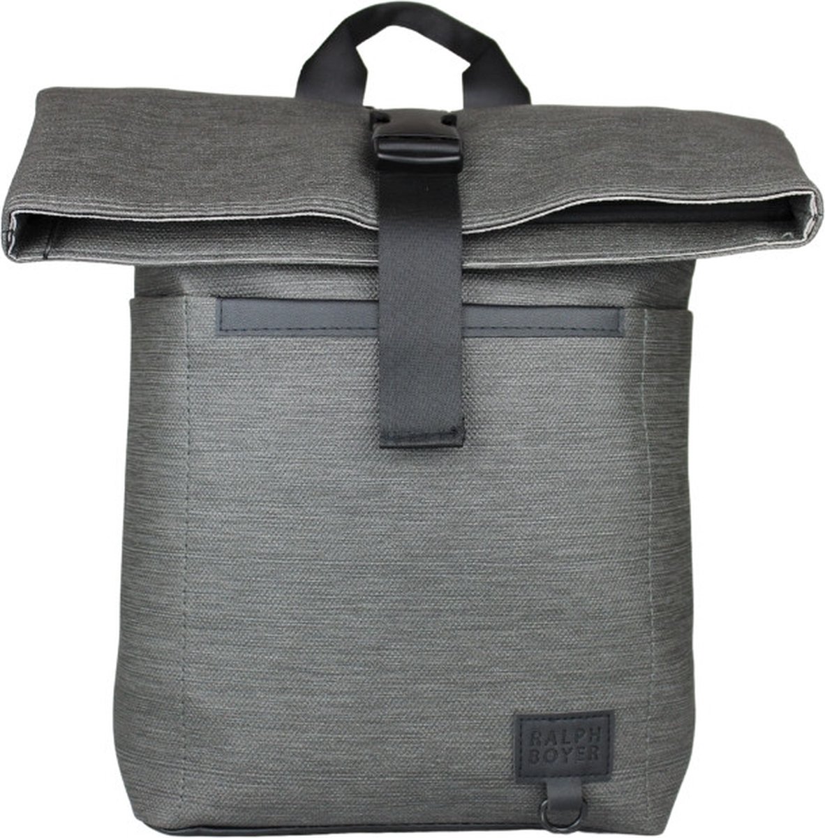 Fana Bags Rugtas Grijs - Laptop Rugzak 14 inch - Waterdicht - Luxe Heren Rugtas - Werk Rugtas - Roll-top Rugtas - Backpack