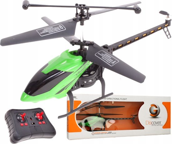 BuzzoXerex RC Helikopter - 2.4G Op Afstand Bestuurbare Helikopter Met LED Verlichting, 3.5 Kanaal - Perfect Speelgoed Voor Jongens & Volwassenen