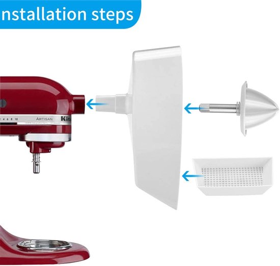 Citruspersopzetstuk compatibel met alle KitchenAid-mixers en Cuisinart van KitchenAid — afbeelding 5