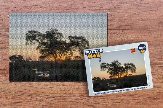 Puzzle Parc Kruger pendant la soirée en Afrique du Afrique - Puzzles - Puzzle 1000 pièces adultes