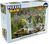 Puzzel Vaas - Bloemen - Kleuren - Legpuzzel - Puzzel 1000 stukjes volwassenen