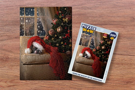 Puzzle Neige - Sapin de Noël - Noël - Puzzle - Puzzle 500 pièces