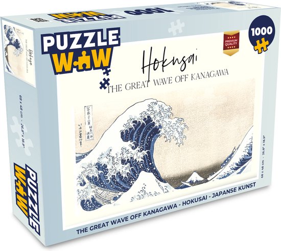 Puzzle La grande vague au large de Kanagawa - Hokusai - Art japonais -  Puzzle - Puzzle... | bol.com