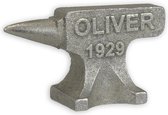 Kleine gietijzeren aambeelden - Oliver 1929 aambeeld - Set van 3 - 7 cm hoog