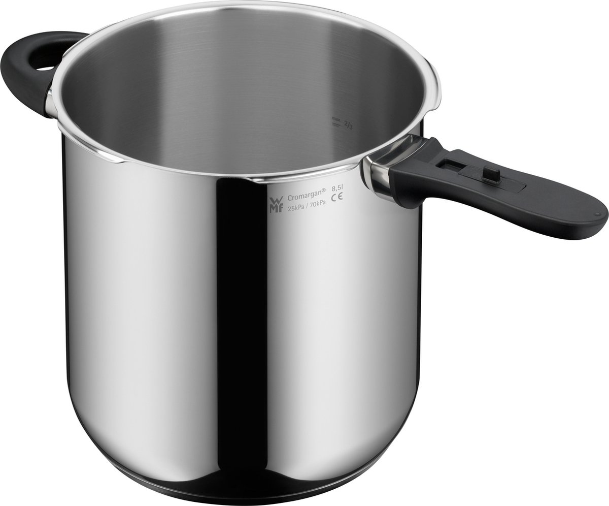 Bol.com WMF Perfect Plus - Snelkookpan - 8.5L - RVS - Vlambeveiliging - Inductie aanbieding