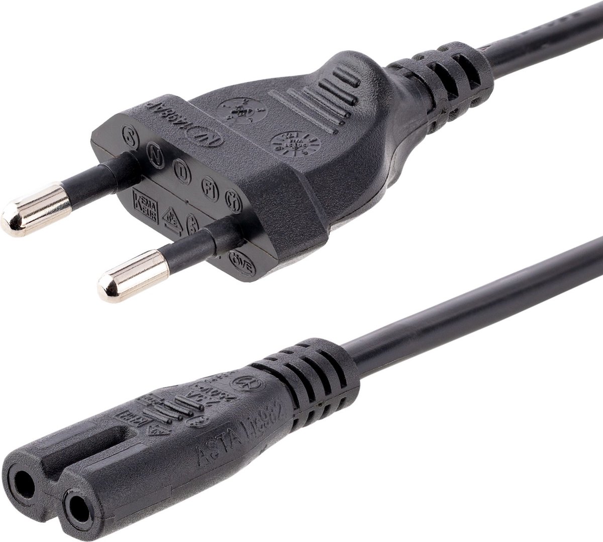 StarTech 3 meter Laptop Stroomkabel - EU Plug naar C7 - 18AWG