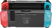 Hoesje Geschikt voor Nintendo Switch Hoes Bescherm Case Hardcover Shockproof - Hoes Geschikt voor Nintendo Switch Case - Transparant
