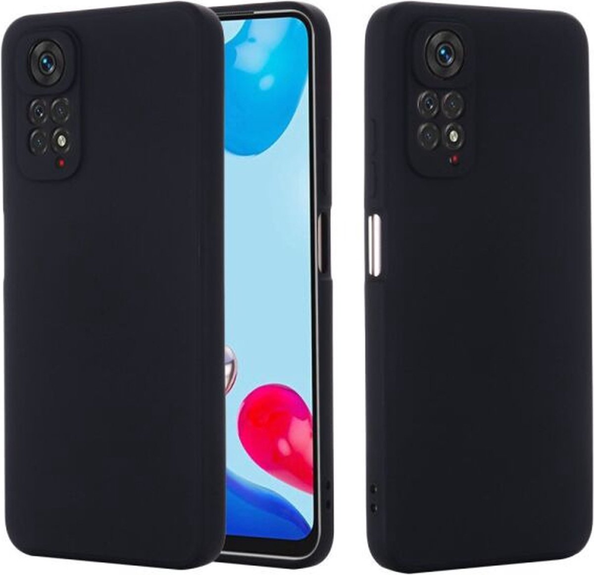 Hoesje Geschikt voor: Xiaomi Redmi Note 11 Pro 4G / 5G Silicone - Zwart - ZT Accessoires