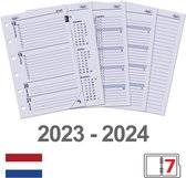 Kalpa 6237-23-24 Pocket Agenda Binder Inleg 1 Week per 2 Paginas NL 2023-24